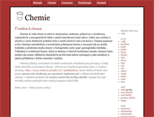 Tablet Screenshot of chemie.falconis.cz
